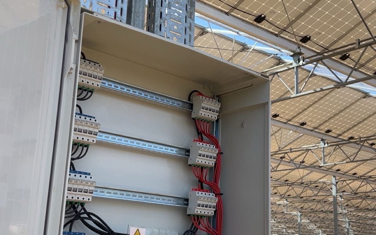 Armoire électrique d'une centrale photovoltaïque